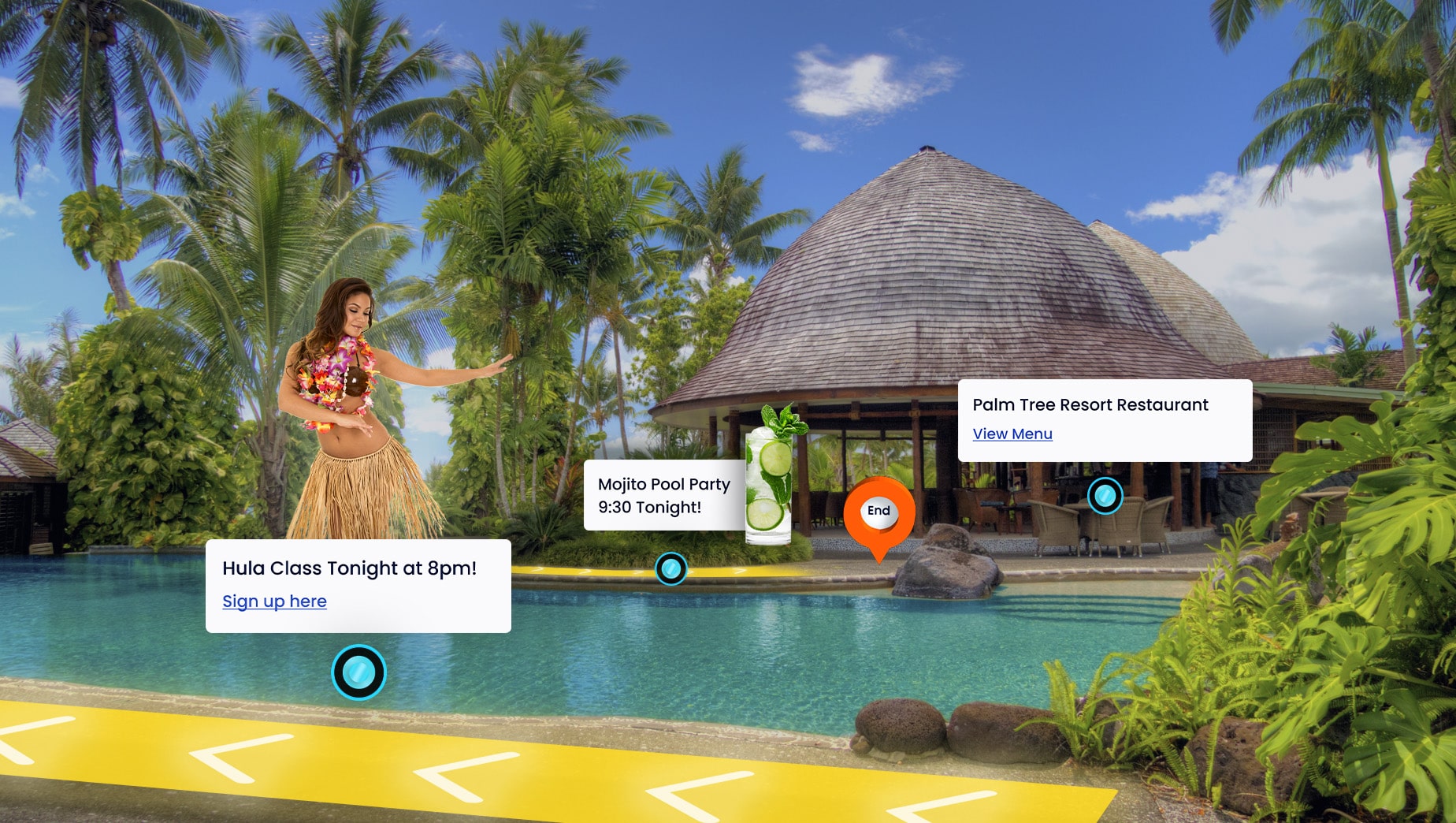 Hospitality Wayfinding software