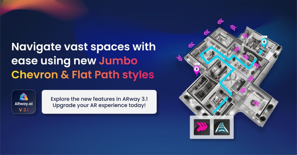 ARway SDK 3.1 features display on screen