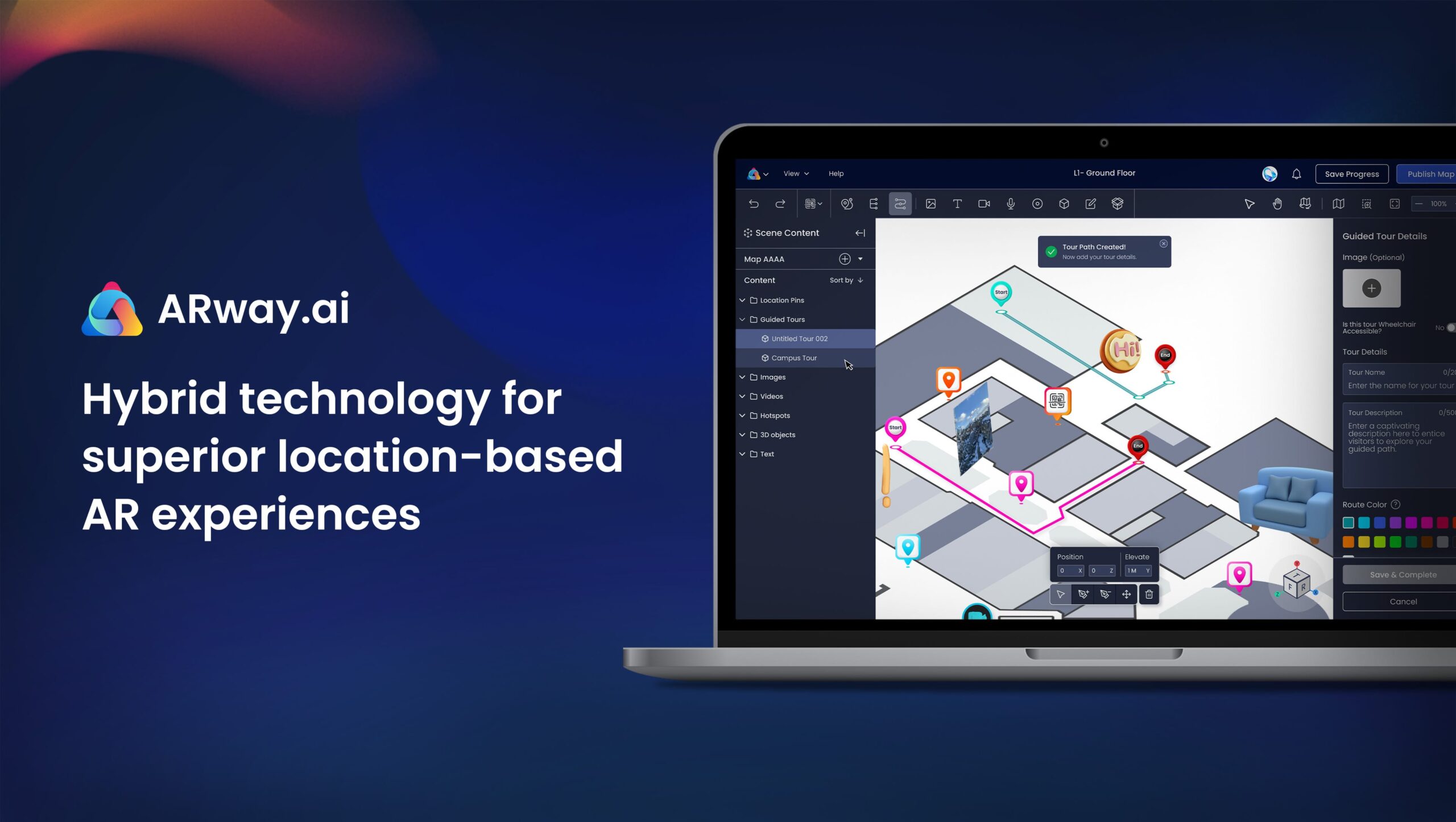 ARway’s Advanced Location-Based AR Platform