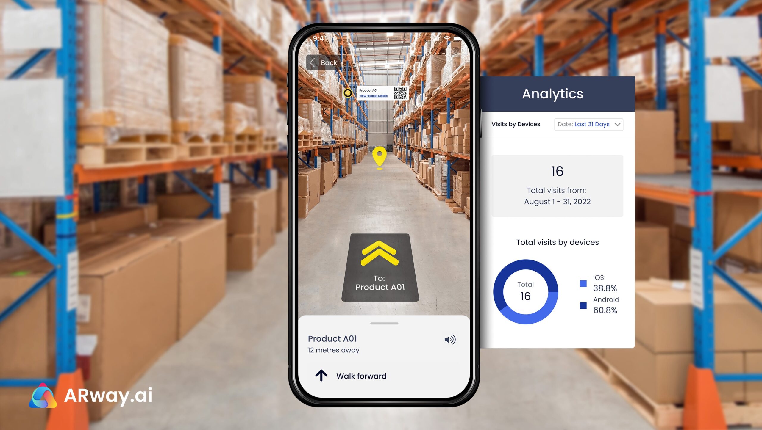 Discover how ARway’s advanced mapping and AR technology improve warehouse efficiency and productivity.