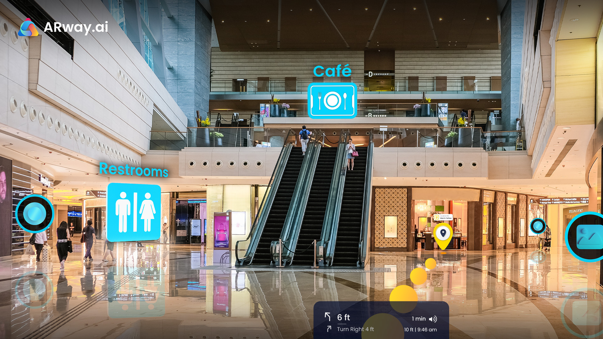 Improving Shopping Mall Navigation with ARway